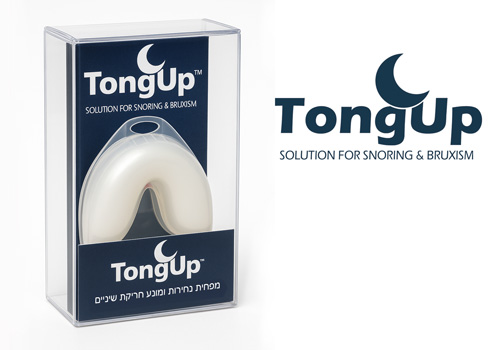 סד הלשון החדשני TONGUP מציע פתרון פשוט, נח לשימוש, יעיל וללא תרופות – להפחתת נחירות וחריקת שיניים בלילה. נבדק כיעיל ומעל 70% הצלחה אצל משמשים מבוגרים, קל לשימוש, ומתאים למבוגרים בריאים הסובלים מנחירות או מתסמינים קלים של דום נשימה בשינה.